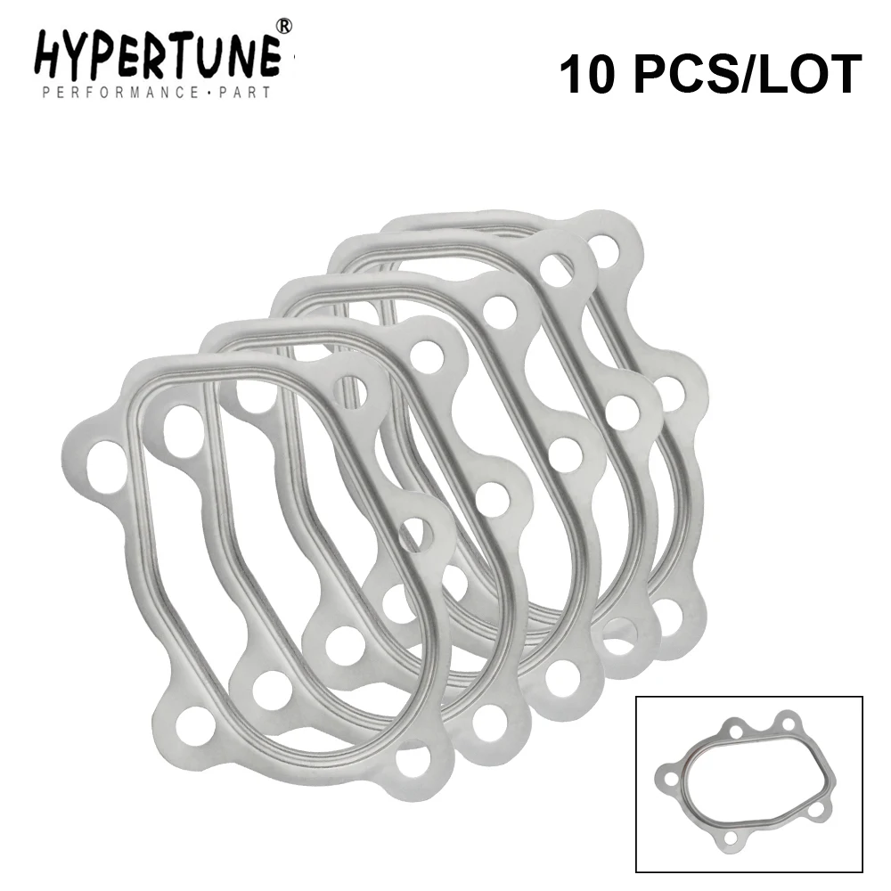 

Hypertune - 10PCS/LOT For T25 T28 GT25 GT28 Turbocharger Gasket fitting FOR Turbo GT25 5 Bolt HT4810