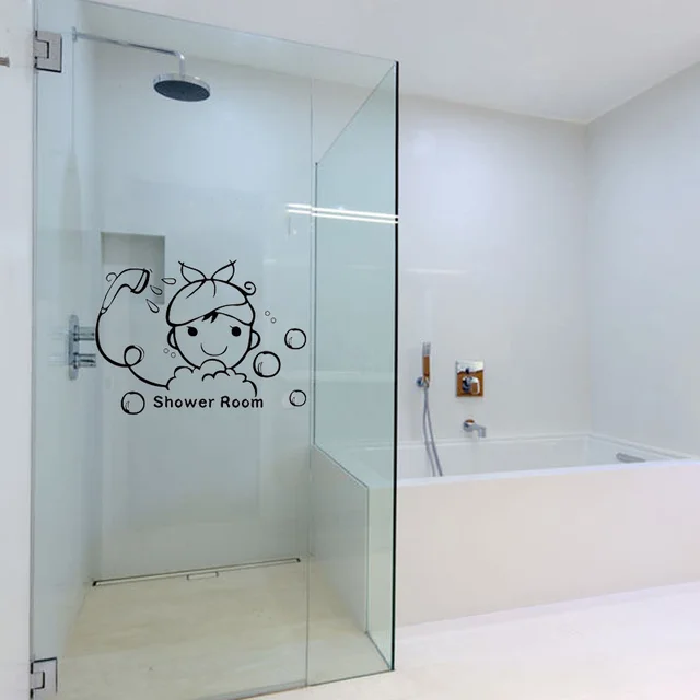 Leuke Meisjes Baden Badkamer Wc Glas Sticker 2WS0064 in Leuke ... Leuke Meisjes Baden Badkamer Wc Glas Sticker 2WS0064 in Leuke ...