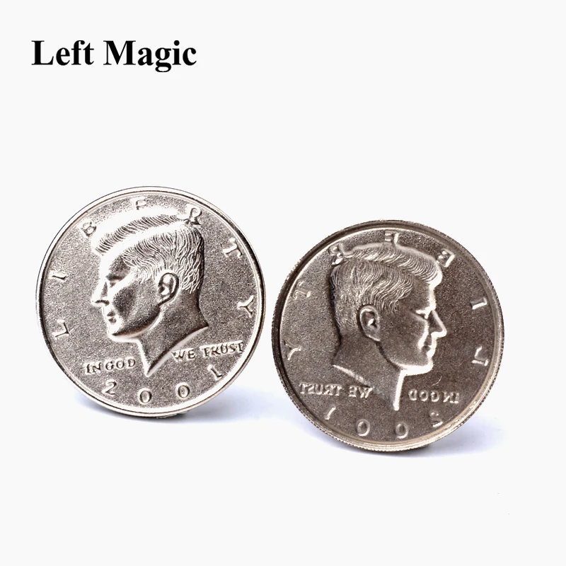 Expanded-Shell-Half-Dollar-Head-Magic-Tricks-Appearing-Vanish-Coin ...