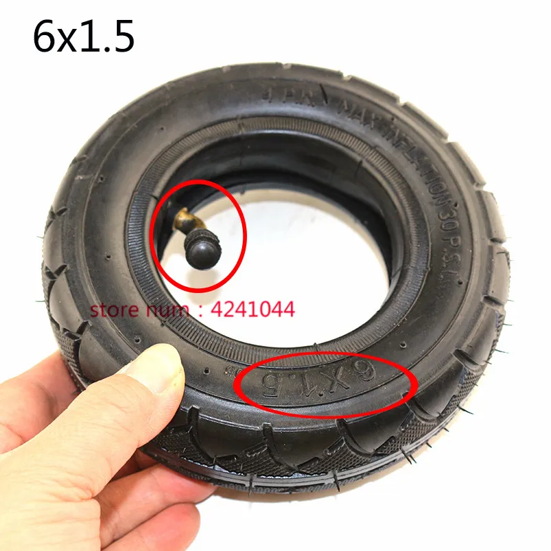 

Free shipping 6X1.5 tires 6 Inch Tyre & Inner Tube Set hub Electric Scooter Wheel Chair Truck 6x1 1/2