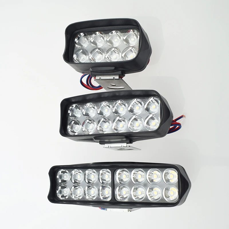 Faros led auxiliares para motocicletas, luces de conducción de trabajo, 12w, 18w, 24w, lámpara antiniebla auxiliar, accesorios para coche AliExpress