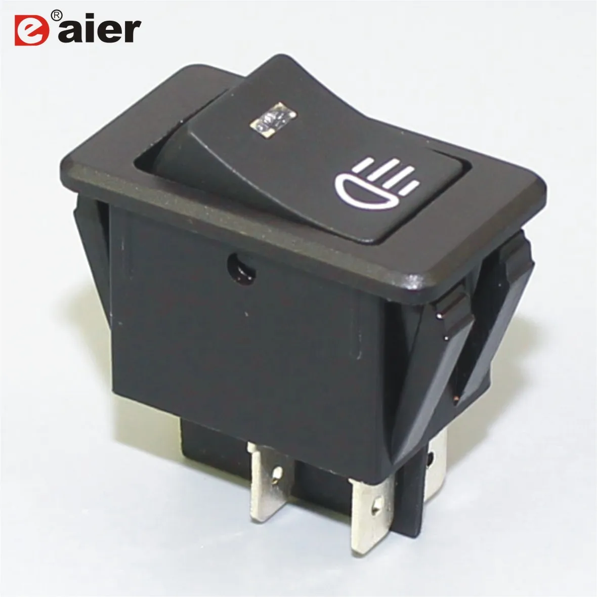 

5PCS ON-OFF 35A 12VDC DPST 4 PIN Boat Rocker Switch Double Pole Car Switches With 12 Volt Dot Illuminated