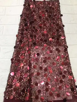 

beautiful Sat-11.2211 Nigerian fabric for party dress new African embroidered lace fabric