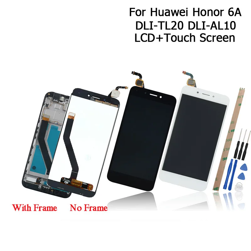 

For Huawei Honor 6A DLI-TL20 DLI-AL10 LCD +Touch Screen With Frame Digitizer Assembly For Huawei Honor 6A Pro LCD +Tools