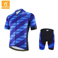 EMONDER Cycling Set Summer Short Sleeve Mountain Bike Clothing Breathable High fabrics Bicycle Clothes Maillot Ropa Ciclismo