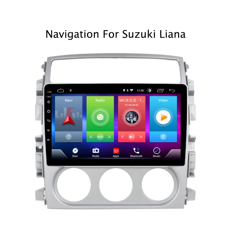 Perfect Full Touch Car Android 8.1 Radio Player For SUZUKI liana 2006-2013 Vehicle GPS Navigation Video Multimedia Built In Bluetooth 1