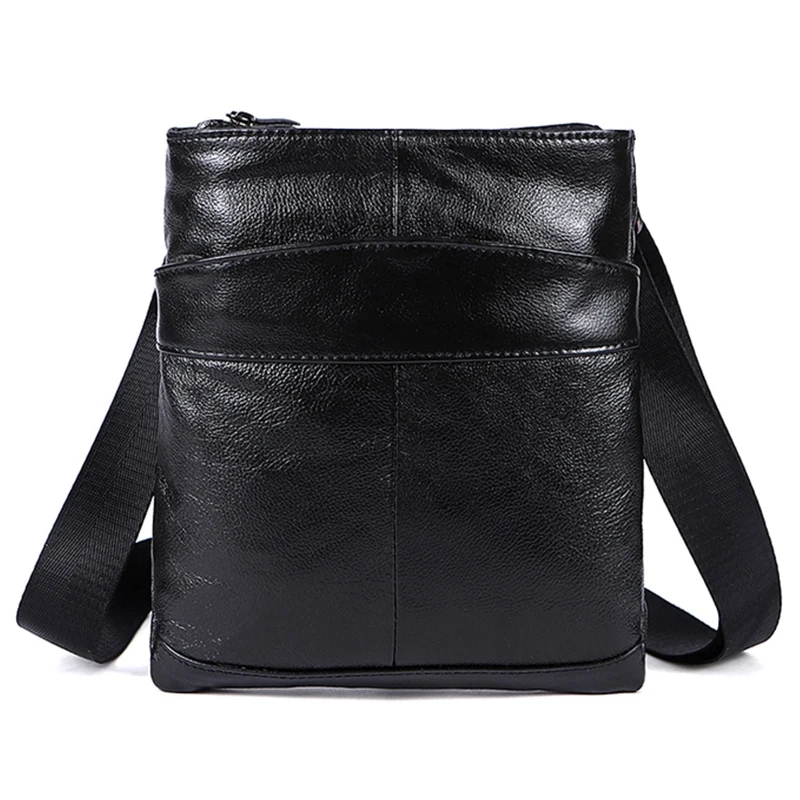 

AUAU-MVA Men's Bag Messenger Bag Men's Leather Shoulder Bag Men's Small Casual Messenger Bag for Ipad 703.