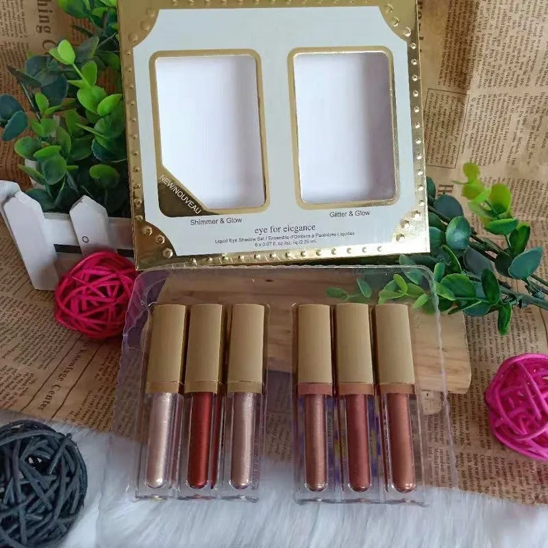 6 видов цветов Eye For Elegance Makeup Лимитированная серия набор жидких теней для век