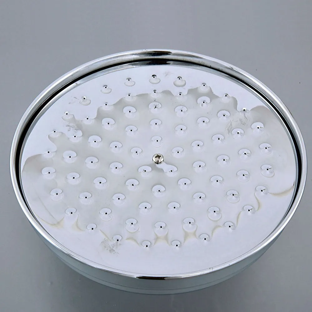 " дюймов полированная хромированная круглая форма для ванной дождевая душевая головка для ванной комнаты аксессуар для ванной комнаты(стандарт 1/2") msh236