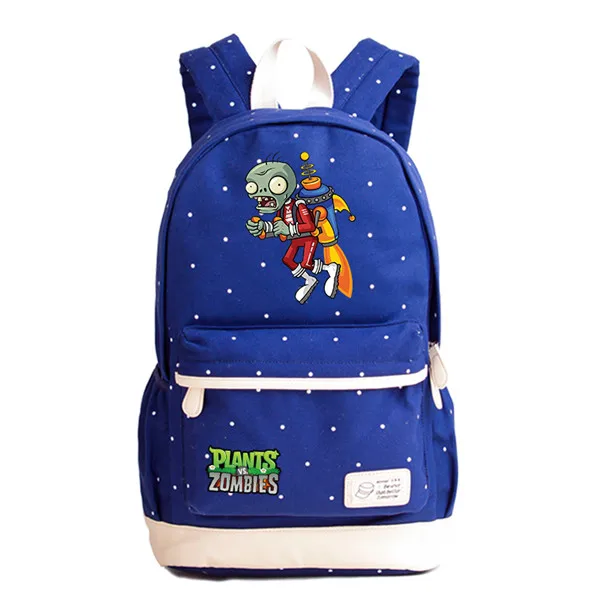 Новая игра PVZ Растения против Зомби холщовый рюкзак с принтом школьные сумки для девочек-подростков Mochila Feminina рюкзак для ноутбука - Цвет: 2