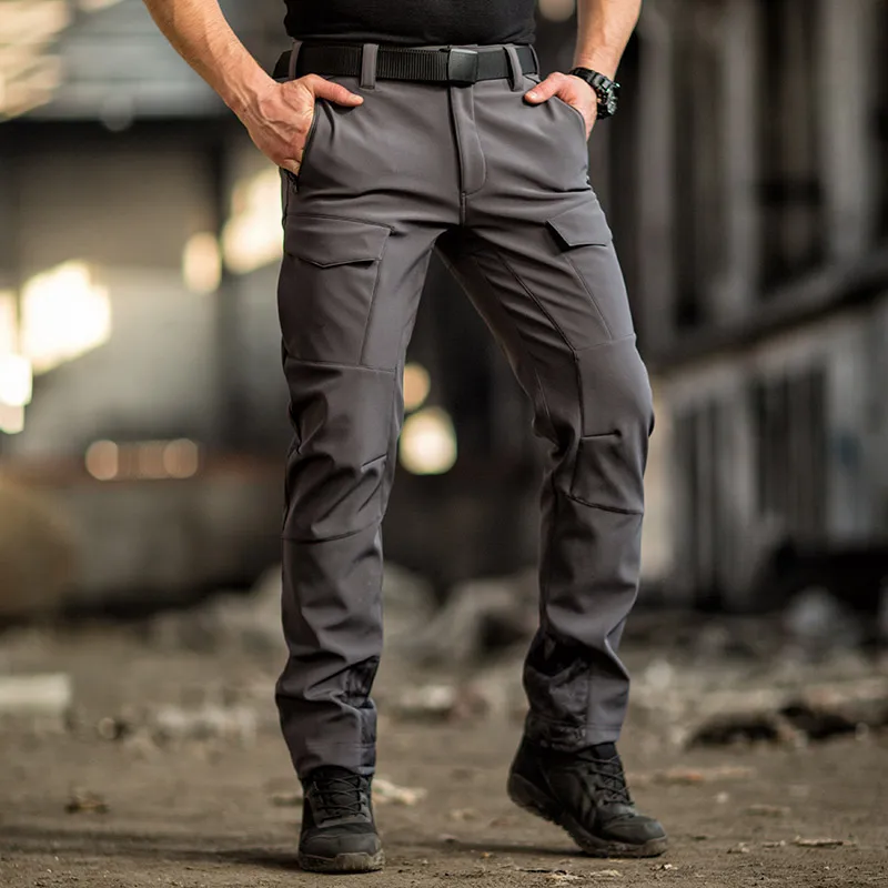 Tactical Softshell Pants Polyester Faux 