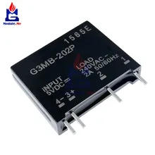 DC-AC 5V DC zu AC 240V 2A G3MB-202P G3MB 202P Relais Modul Solid State Relais Für Arduino