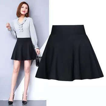 

2019 Woman Mini Skirts Bodycon Sexy Winte High Waist Vintage Lining Petticoat Black Office Work Club Skirt Jupe Femme Saias R51