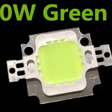 50 шт. 10 Вт светодиодный чип Встроенный высококачественный мощность 10 Вт светодиодный бусины 10W зеленый светодиодный чип: 9-11 V 515-525lm