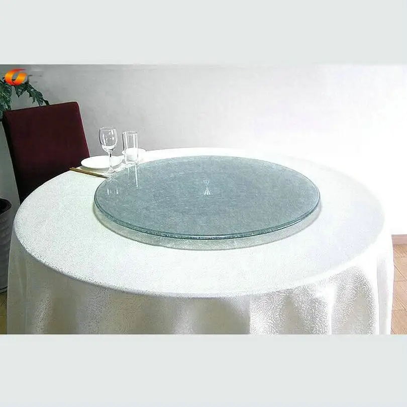 GLASS TURNTABLE LAZY SUSAN SWIVEL PLATGE GLASS_0010