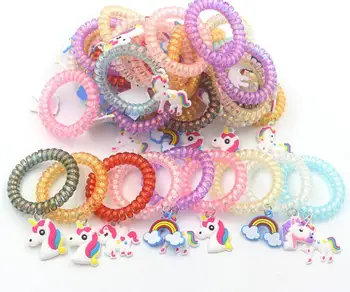 

50 pcs Fashion Children Lovely Animal Unicorn Bracelet Wristband Kids Mix Styles Charm Birthday Party Festival Gift Bracelets