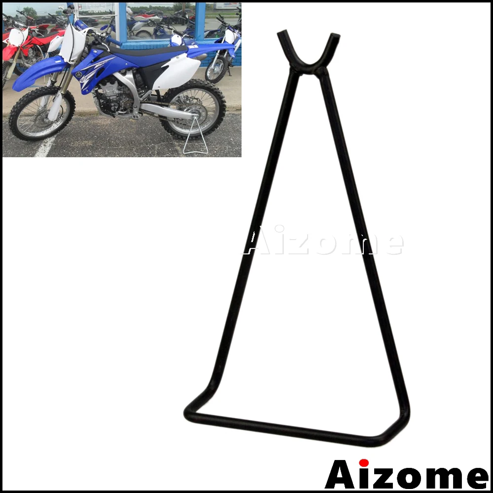 Universal 32.5cm Motorcycle Kickstand Side Stand Dirt Bike Triangle Axle Stand Kickstand For YZ CR RM KX CRF MX Motocross