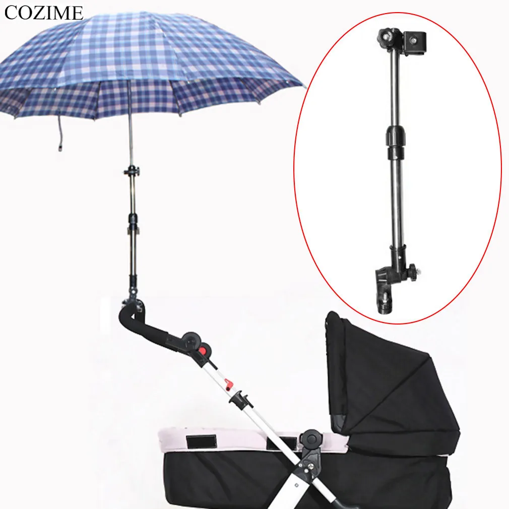 36-50 мм детская коляска зонтик растягивающаяся подставка держатель пластиковая ручная Регулируемая коляска зонтик поддерживающая конструкция зонта
