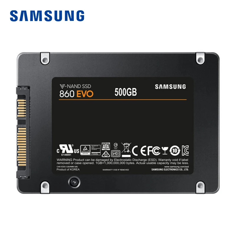  SAMSUNG SSD 860EVO 250 GB 500GB Interne Solid State Disk HDD Festplatte SATA3 25 zoll Laptop Deskto