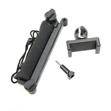 3 way Extension Selfie Stick Grip Tripod Mount for Gopro hero 5 4 session/4/3+/3 SJCAM SJ4000 Xiaomi Yi 4k Wifi Action Camera
