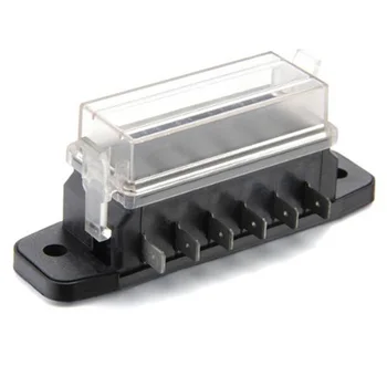 

Marsnaska 12V 6 Way Car Truck Automotive Auto Blade Fuse Box Block Holder Circuit