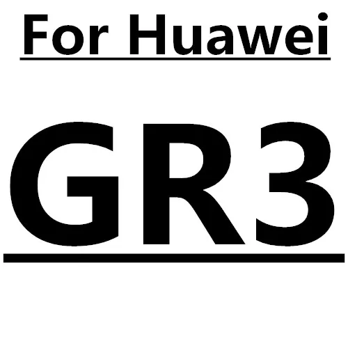 С уровнем твердости 9H закаленное Стекло Экран протектор чехол для huawei GR5 GR3 GT3 Y3 II Y5 II Y6 Pro P6 P7 P8 P9 Lite Honor 4C Pro 5C 5X8 7 пленка - Цвет: For Huawei GR3