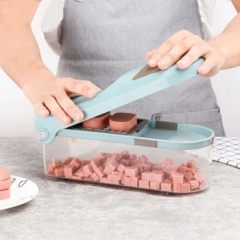 

Multifunction Stainless Steel Press Grater Slicing Cutter Adjustable Carrot Grater Onion Dicer Radish Slicing Kitchen Tool cut