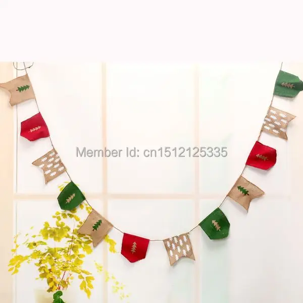 3m christmas tree vintage bunting rustic hessian burlap banner merry christmas banner decor hf07 - Merry Christmas Burlap Banner 3m christmas tree vintage bunting rustic hessian burlap banner merry christmas banner decor hf07 - Merry Christmas Burlap Banner