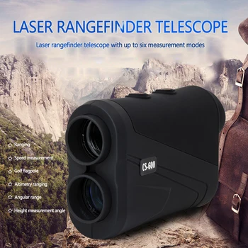 Online Hunting Rangefinder Golf Laser Range Finder 600m Laser Distance Meter Monocular With Scan Speed Measurement Optic Instrument
