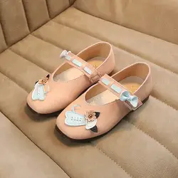 2019 г.; тонкие туфли принцессы с цветочным рисунком для маленьких девочек; повседневные сандалии