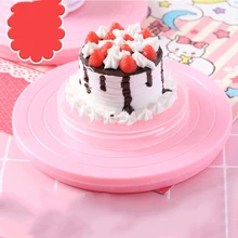 DINIWELL Пластик поворотный стол для торта Fondant(сахарная) сковородка "сделай сам" для выпечки инструменты для украшения торта Десерт Таблица Кухня формы для выпечки аксессуары
