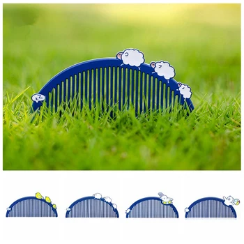 

Bamenia Animal Portable Comb Carry Lovely Antistatic Creative Metal Steel Comb Mini Comb