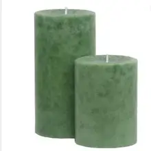 Желтая Цилиндрическая Свеча для церкви, восковые ароматические свечи