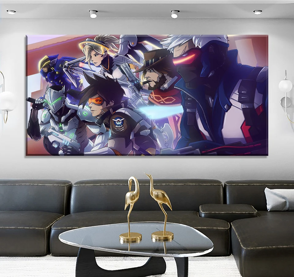 Картина на холсте печатная 1 шт. персонаж игры Модульная картина простая