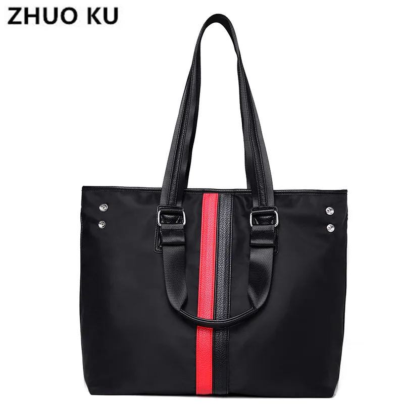 zhuokuFashion Waterproof Nylon Women Handbag Casual Tote High Quality