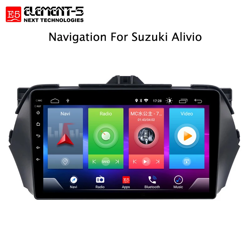 

Car Android 8.1 Multimedia Player for SUZUKI Alivio CIAZ 2014-19 GPS Navigation Device bluetooth steering wheel control support