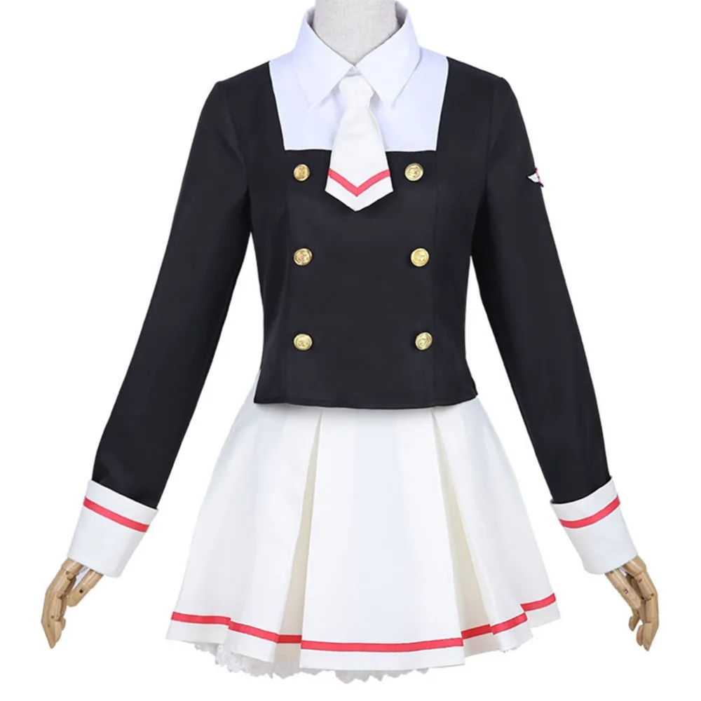 Бесплатная доставка Аниме Cardcaptor Sakura Косплей Костюм Kinomoto sakura платье Daidouji Tomoyo