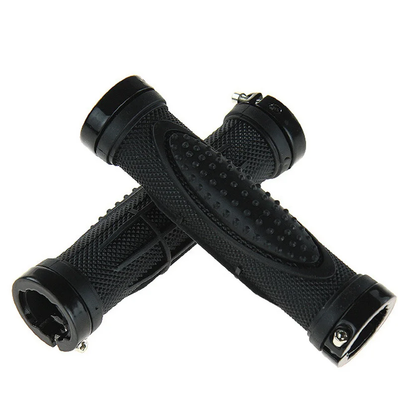 

Cycling Handlebar Cover Rubber Lock-on Gear Grip 22mm For MTB Brand New