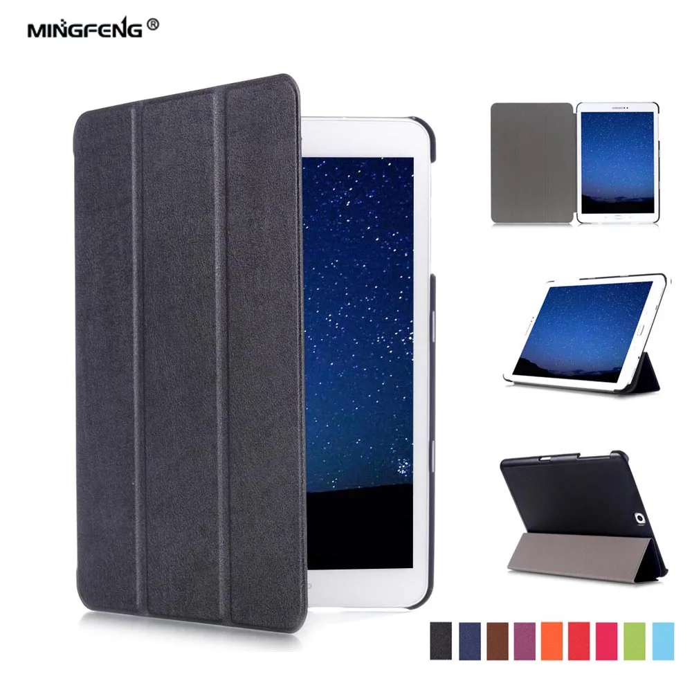 Comprar Para Samsung Galaxy Tab S2 9,7 T810 T813 T815 T819 caso PU cuero Auto Sleep Wake Up cubierta del imán plegable caso del soporte + Stylus Pen