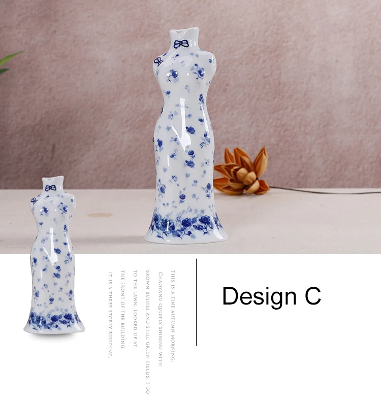 YeFine, традиционные китайские фарфоровые вазы, Цветочная емкость, украшение дома, антикварная синяя и белая керамическая ваза для цветов