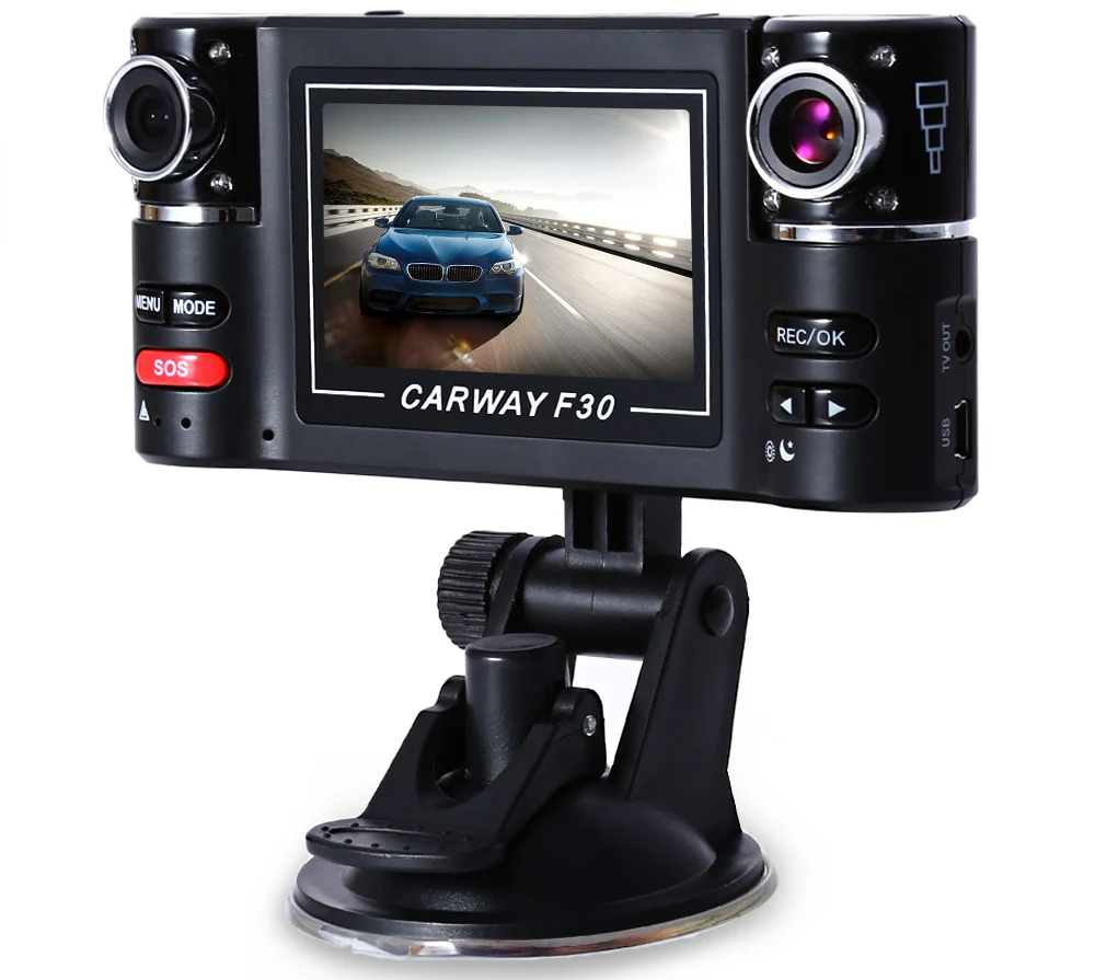 Full HD Автомобильный видеорегистратор, Автомобильный видеорегистратор с двумя объективами, видеорегистратор, 2,7 дюймов, TFT screen 2, камера s Dashcam, цифровой видеорегистратор, двойная камера