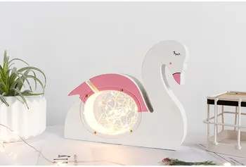 

1PC Creative Pink Swan Piggy Bank Cartoon Cute Money Box For Kids Exquisite Decoration salvadanaio Children Birthday Gift MA 030