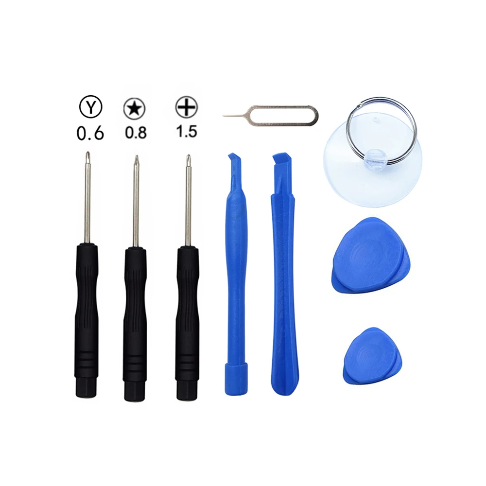 9 шт. Y 0.6 Tri-wing Отвёртки Pentalobe 0.8 PH000 Phillips 1.5 комплект специально для iPhone 7 Plus ремонт