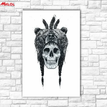 

Large Wall Art, dead shaman ,Restaurant study Bedroom Decor Wall oil Painting Print Nice wall picture for living room no frame