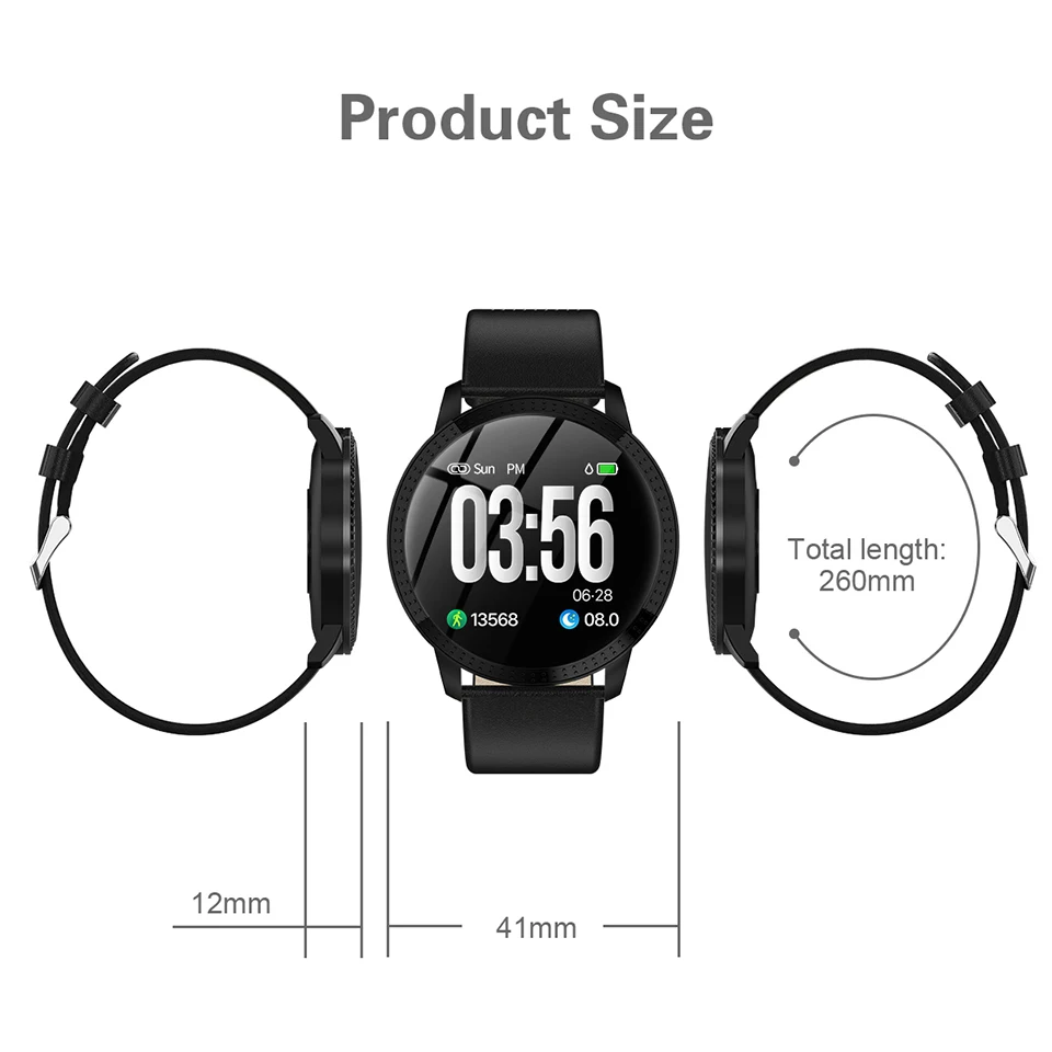Умный Фитнес браслет CF18 музыкальная камера Bluetooth для Android iOS с измерением давления