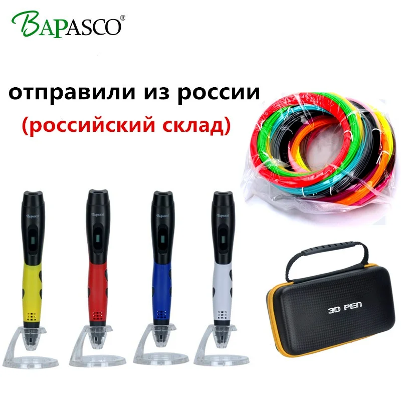 

New original bapasco 3D pen bp-04 with ABS/PLA filament 3D printing pen oled display kids diy draiwng pen 3D molding best Pen 3d