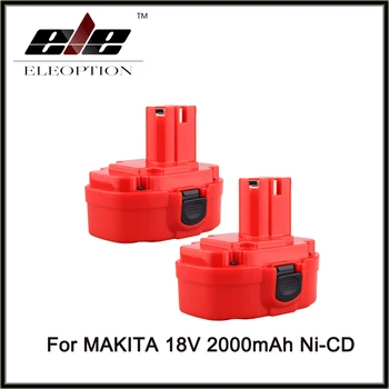 

High Quality 18V 2000mAH 2pcs Rechargeable Battery for MAKITA 1822 192826-5 192827-3 PA18 5026DA 5026DB 6347D Free Shipping