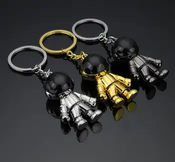 

Astronaut keychain Spacem key ring space robot key chain metal key holder High Quality wholesale 10pcs/lot