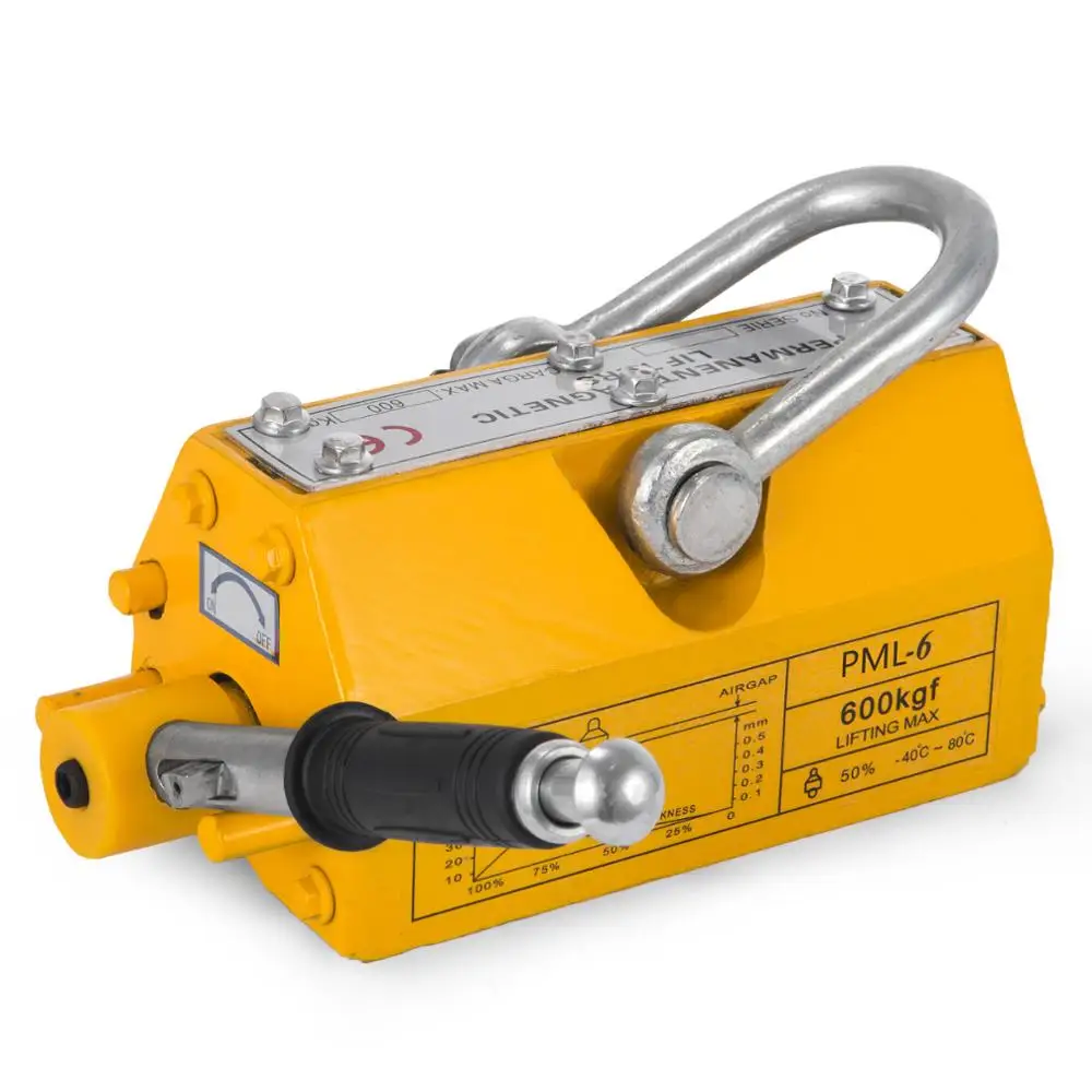 

Steel Magnetic Lifter 1320 LB Metal Lifting Magnet 600 KG Neodymium Magnetic Lift Hoist
