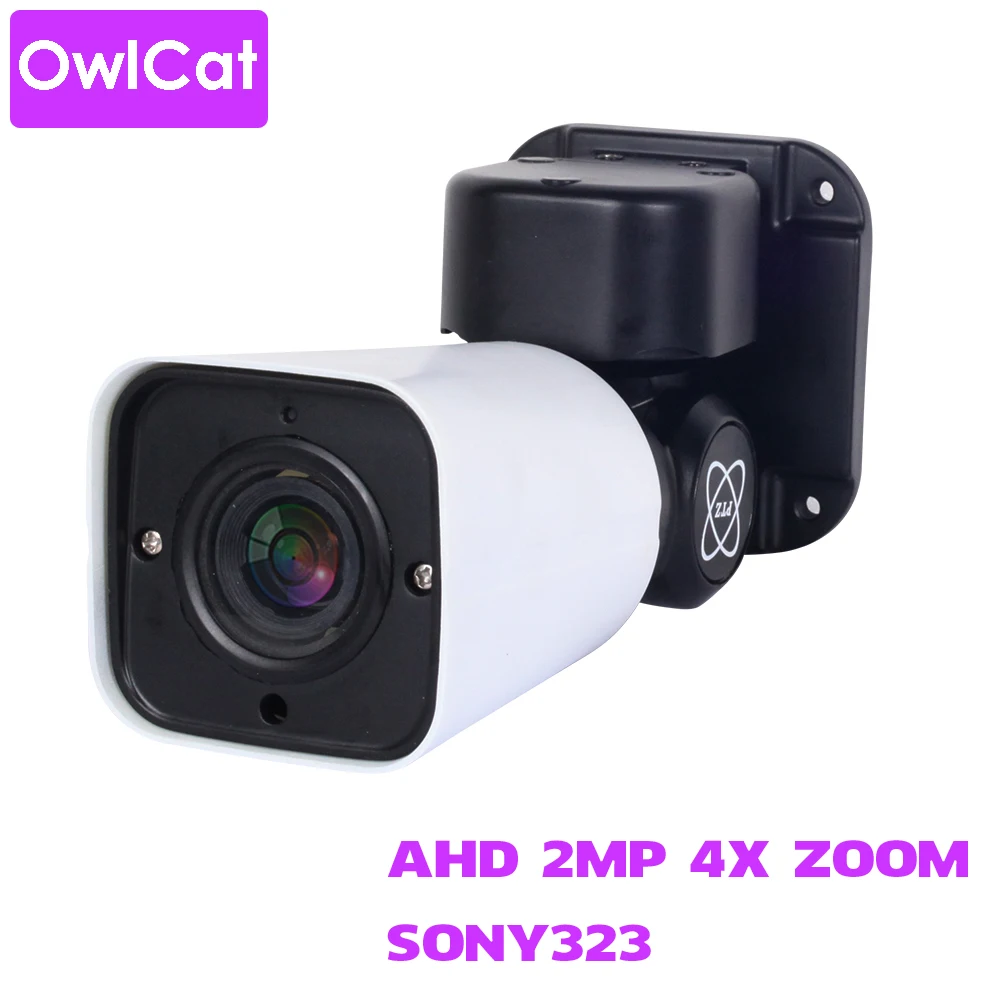 OwlCat AHD CVI TVI CVBS 4 в 1 cctv камера ptz 4x Оптический зум День Ночь ИК Sony323 IP66 водонепроницаемый пуля Камеры скрытого видеонаблюдения